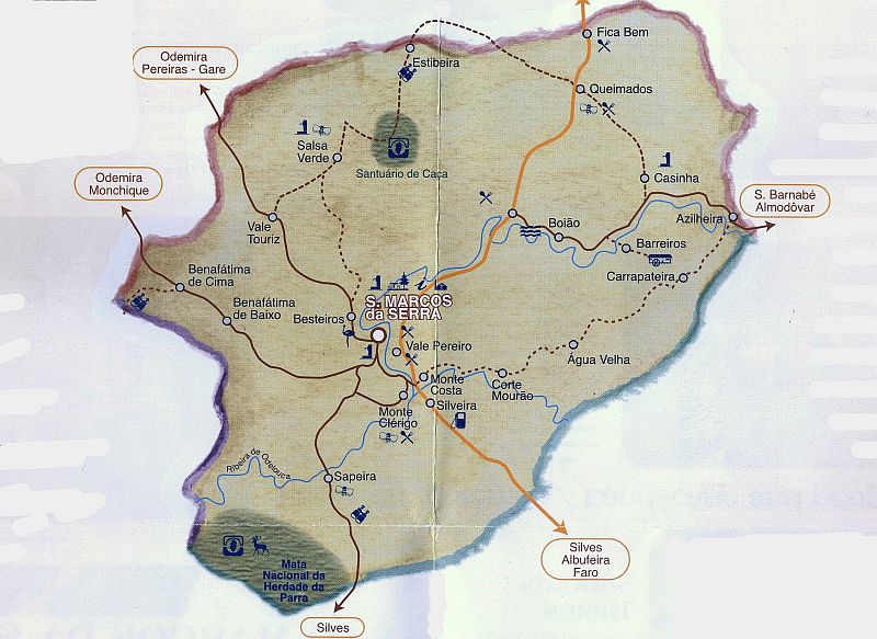 map of Sao Marcos da Serra