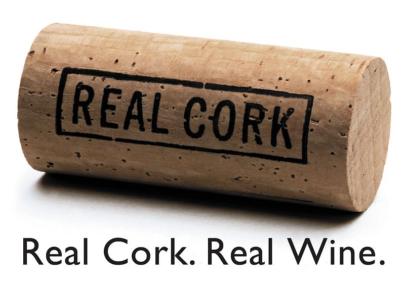 real cork, real wine